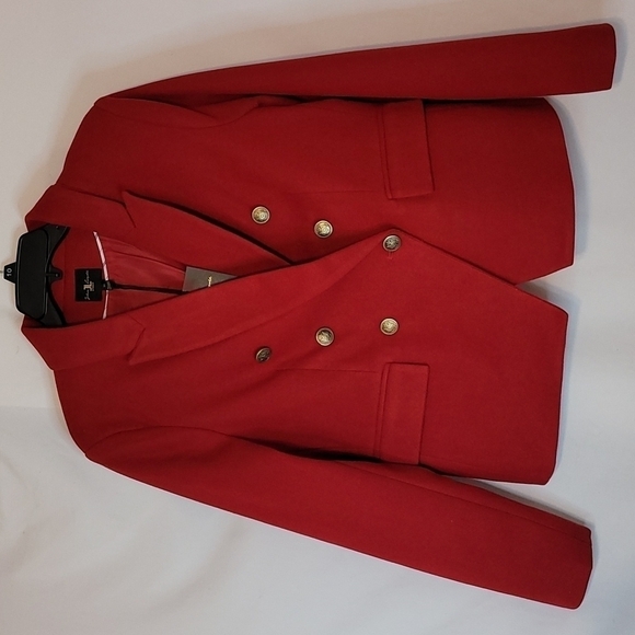 jules & Leopold Double Breasted Crimson Blazer - Picture 7 of 17